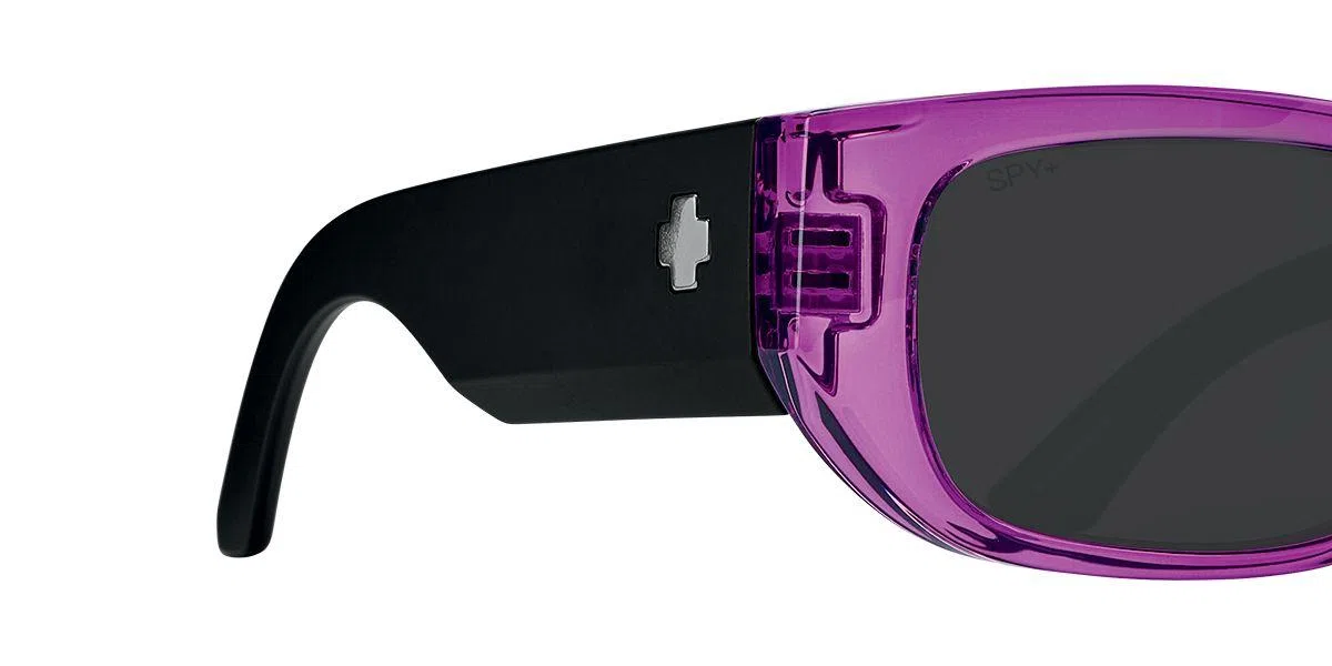 SpyOptic 670000 Sunglasses - Translucent Red Matte Black - view 5